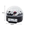 Discolampa | rgb discokula med fjärrkontroll bluetooth högtalare