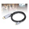 Displayport 1. 4 till usb-c kabel 1,8 m 8k 60hz / 4k 120hz / 2k 240hz
