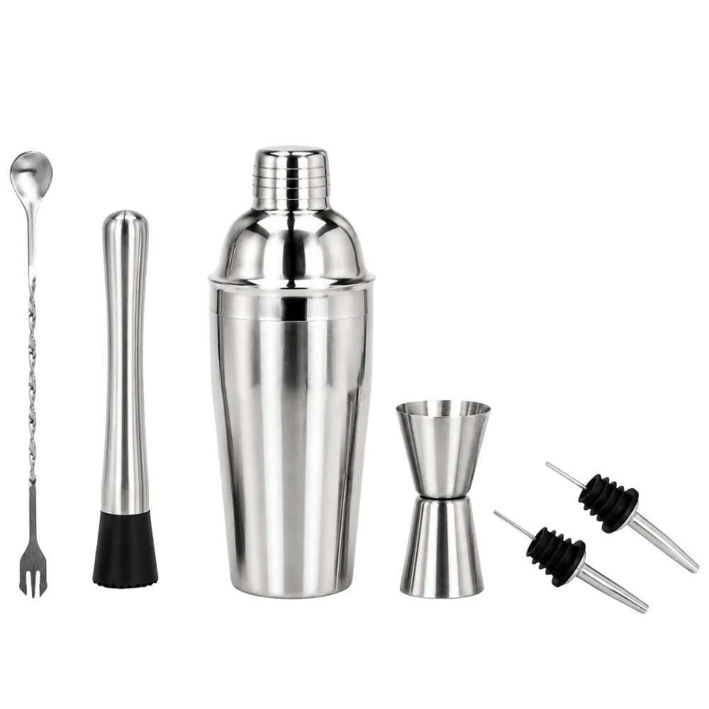 Drinkset 6 delar – cocktailshaker 750 ml med bartillbehör - bild 8