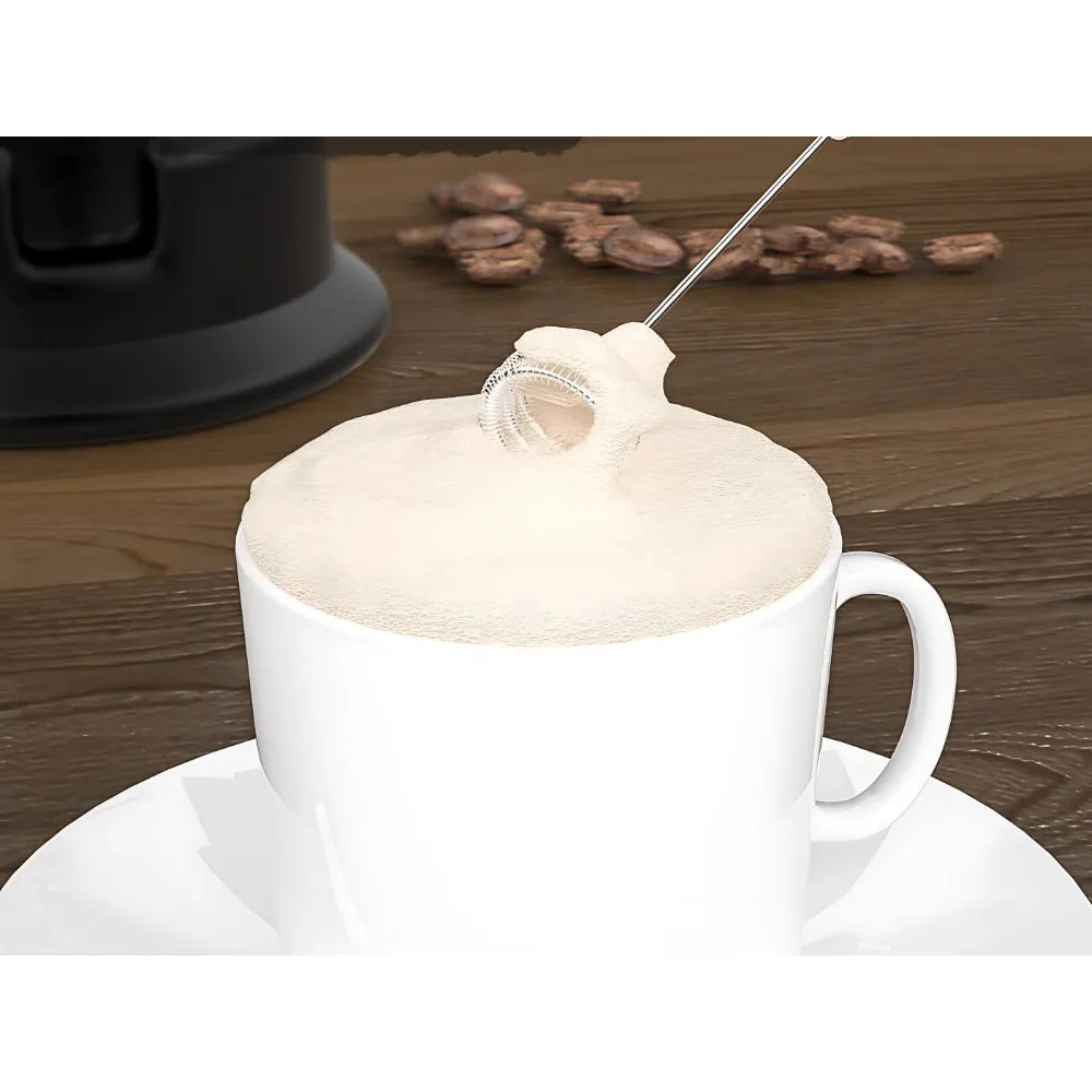 Elektrisk mjölkskummare med stativ - perfekt för kaffe - bild 4