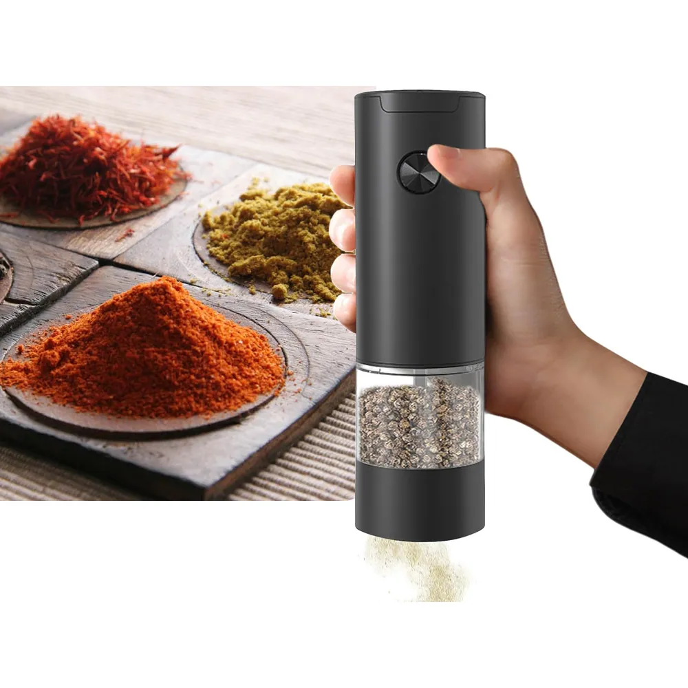 Elektrisk salt- och pepparkvarn med justerbar malningsgrad - bild 3