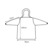 Extra stor och mjuk filttröja – varm hoodie-filt med huva, fickor och universell xxl-passform, grå