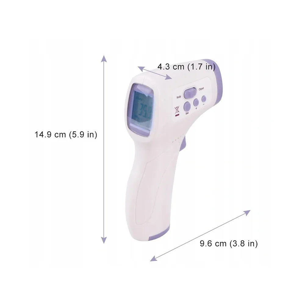 Febertermometer ir beröringsfri 2-i-1 – snabb digital termometer med lcd - bild 3