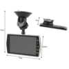 Full hd bilkamera med lcd-skärm och backkamera
