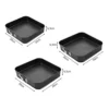 Fyrkantiga bakformar 3-pack – springformar med löstagbar botten 24/26/28 cm