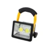 Halogen led cob 30w arbetslampa – uppladdningsbar floodlight med stativ, 3 ljuslägen och ip65 väderskydd