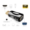 Hdmi till vga adapter med ljud mini jack 1080p