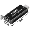 Hdmi video capture card usb – 4k video grabber för streaming & inspelning