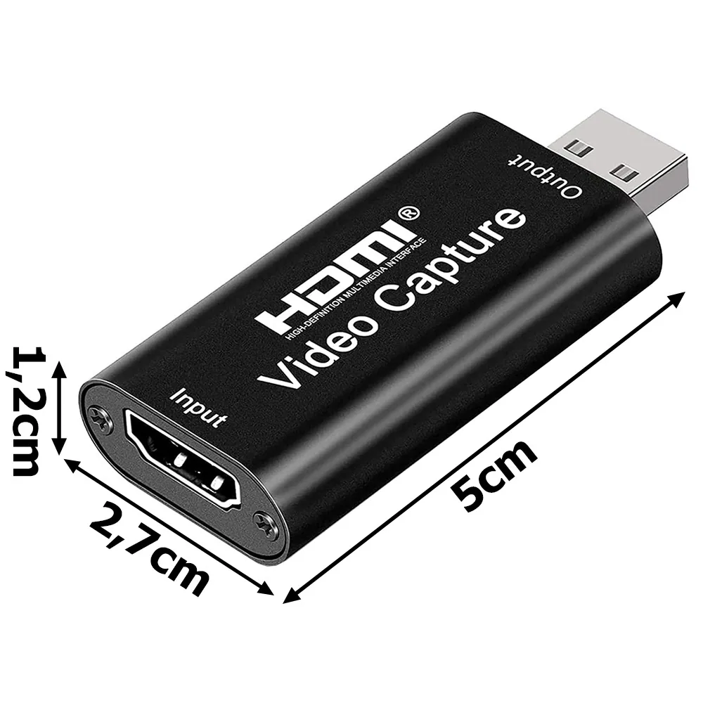 Hdmi video capture card usb – 4k video grabber för streaming & inspelning - bild 4