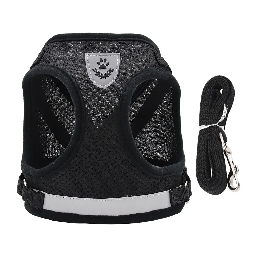 Hundsele mjuk tryckfri med reflex xs svart - bild 2