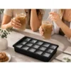 Isform i silikon med lock – 15 stora iskuber för drinkar & whisky