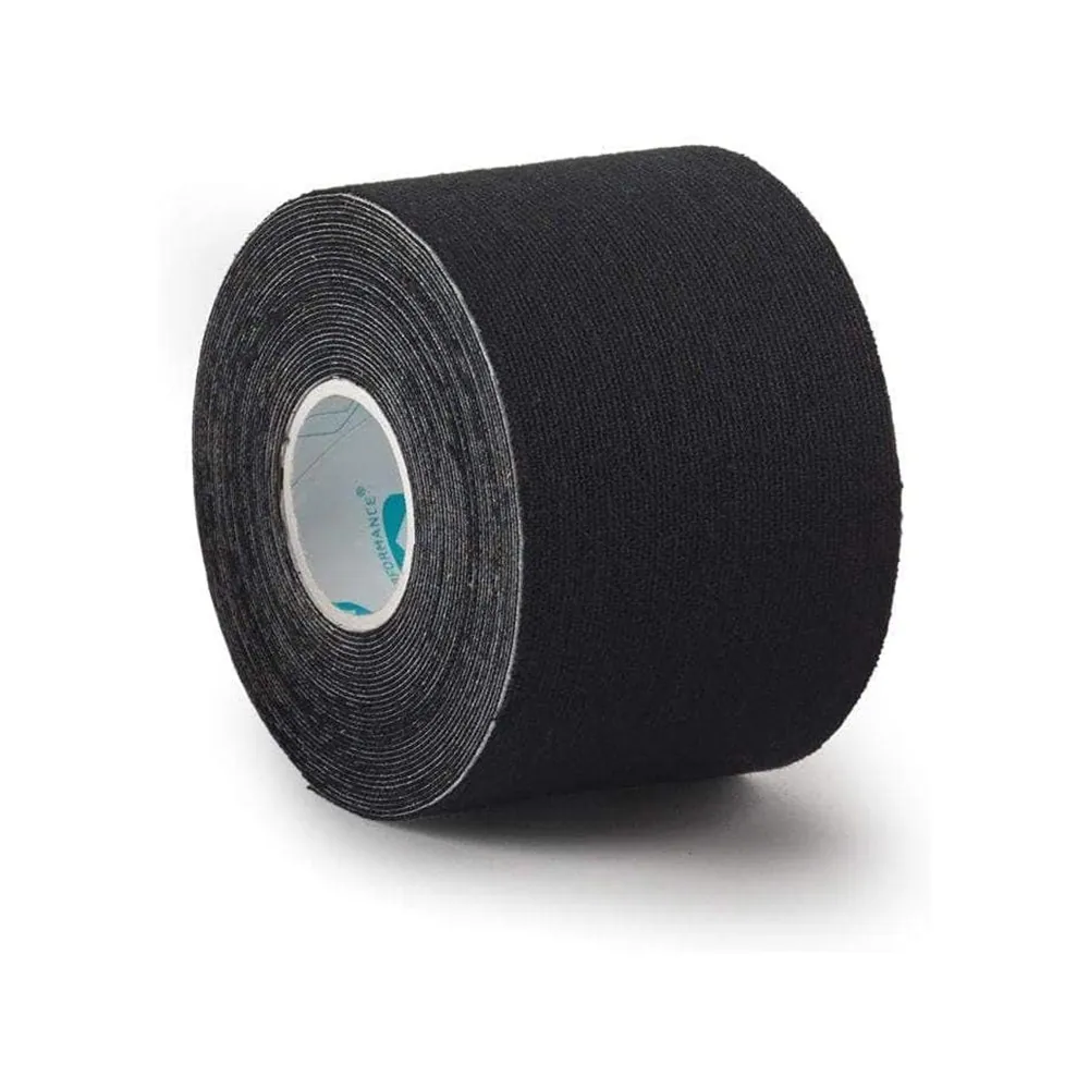 Kinesiotejp svart 5 cm x 5 m – elastisk sporttejp för stöd, cirkulation och smärtlindring vid träning och återhämtning - bild 2