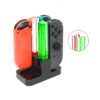 Laddstation för nintendo switch joy-con – ladda 4 kontroller samtidigt med led indikator