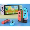 Laddstation för nintendo switch joy-con – ladda 4 kontroller samtidigt med led indikator