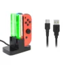 Laddstation för nintendo switch joy-con – ladda 4 kontroller samtidigt med led indikator