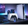 Laddstation för ps5 dualsense – dubbel laddare för 2 kontroller med led indikator