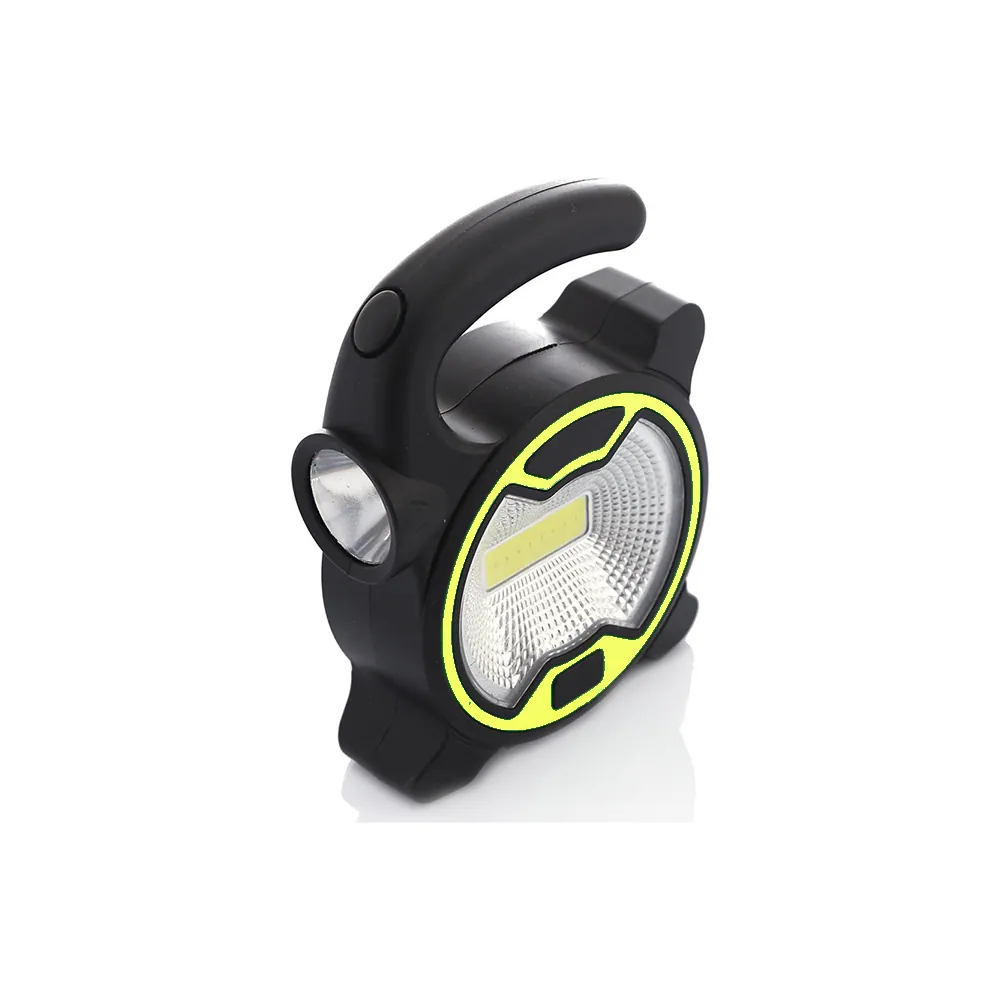 Led cob verkstadslampa arbetslampa med sidoljus batteridriven - bild 2