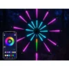Led fireworks lampa rgb – app & fjärrkontroll självhäftande dekoration