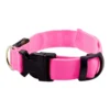 Led-halsband för hund och katt justerbart 36–59 cm rosa