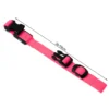 Led-halsband för hund och katt justerbart 36–59 cm rosa
