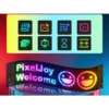 Led panel 37x10cm – programmerbar display för bil & skyltfönster med app & fjärrkontroll
