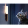 Led vägglampa med magnetisk vägghållare, rörelsesensor varmt ljus uppladdningsbar usb-c