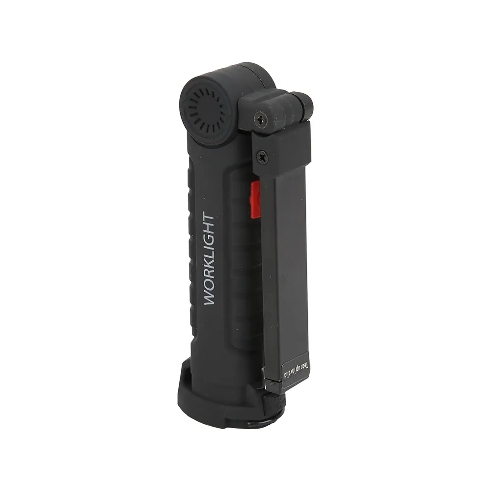 Magnetisk verkstads- och arbetslampa 5-i-1 – laddningsbar led-lampa med usb, stark magnet och vikbar krok - bild 5