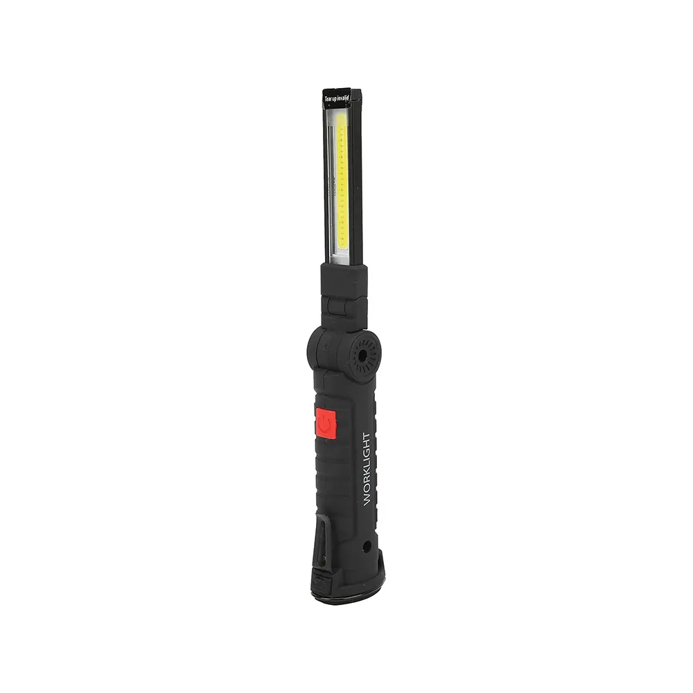 Magnetisk verkstads- och arbetslampa 5-i-1 – laddningsbar led-lampa med usb, stark magnet och vikbar krok - bild 6