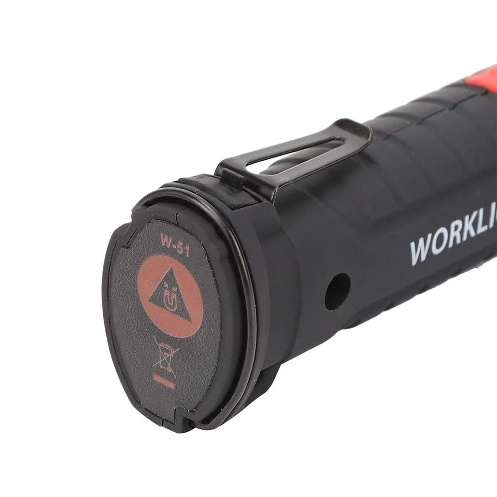 Magnetisk verkstads- och arbetslampa 5-i-1 – laddningsbar led-lampa med usb, stark magnet och vikbar krok - bild 7