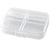 Dosett pillerask förvaringsbox transparent