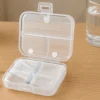 Dosett pillerask förvaringsbox transparent