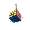 Mini rubiks kub nyckelring 3x3 – litet pussel & fidget leksak 3cm