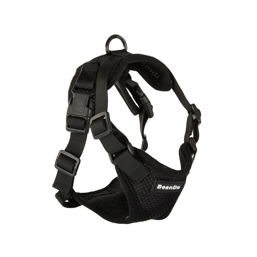 Mjukt och tryckfritt hundsele med reflexdetaljer xl svart - bild 4