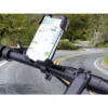 Mobilhållare cykel stötdämpande styrfäste