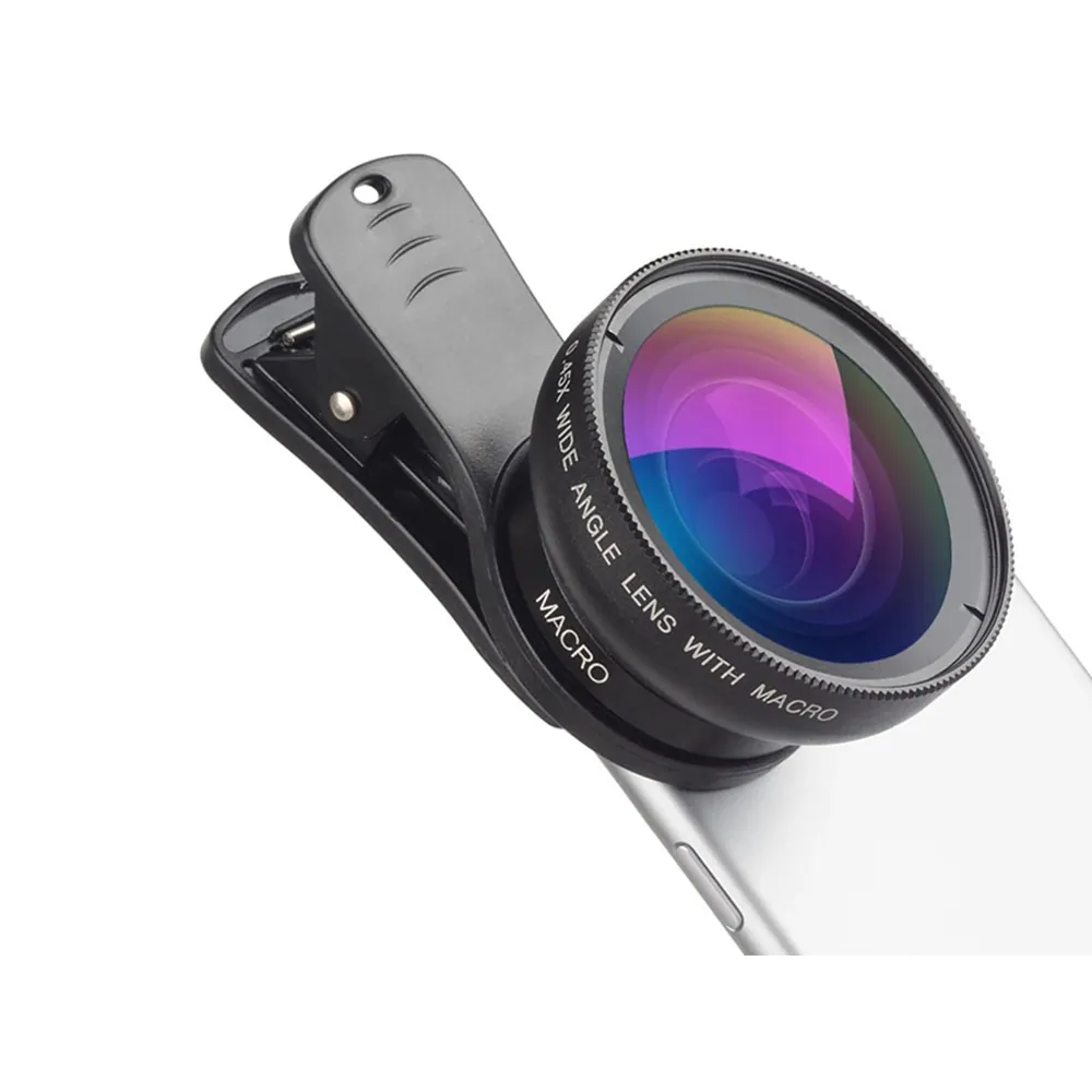 Mobilkameraobjektiv 2-i-1 – vidvinkel 0. 45× & makro 12. 5× clip-on för smartphone - bild 8