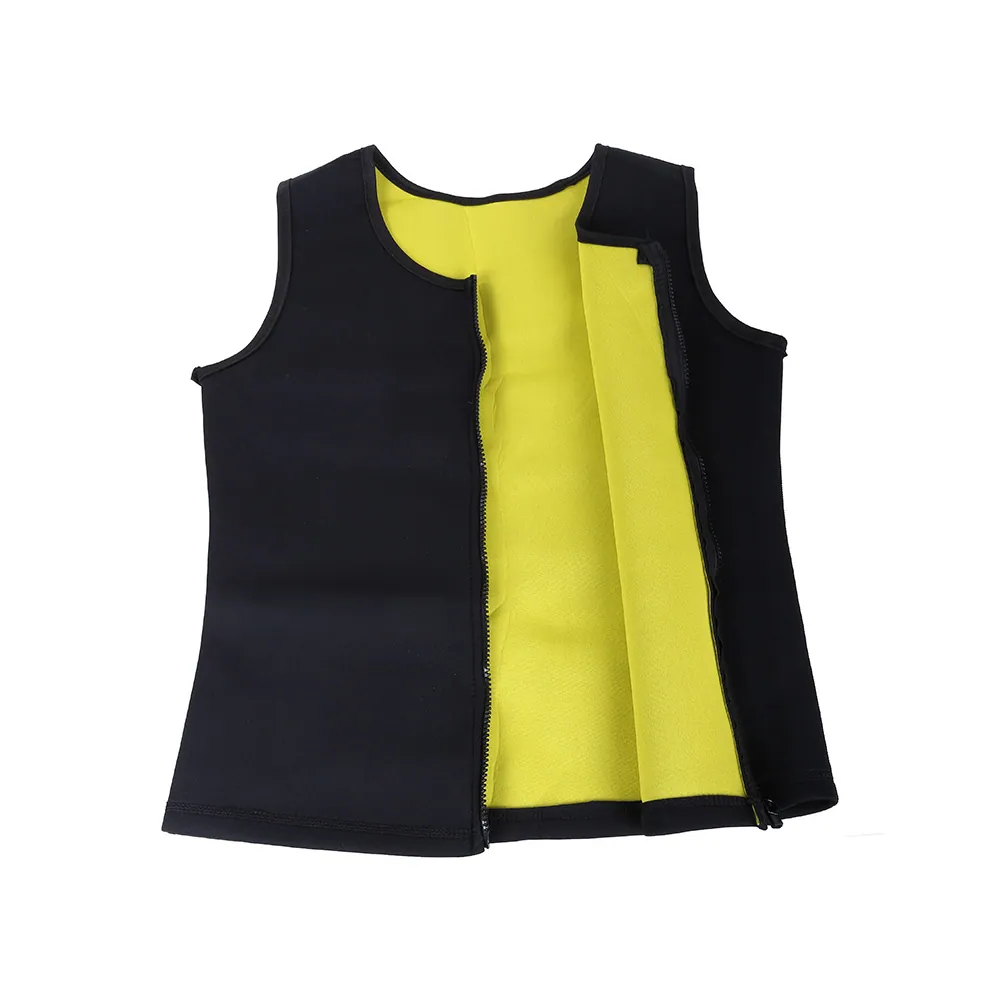 Neoprene slimming sauna vest midjetränare för män svart m - bild 2