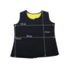 Neoprene slimming sauna vest midjetränare för män svart m
