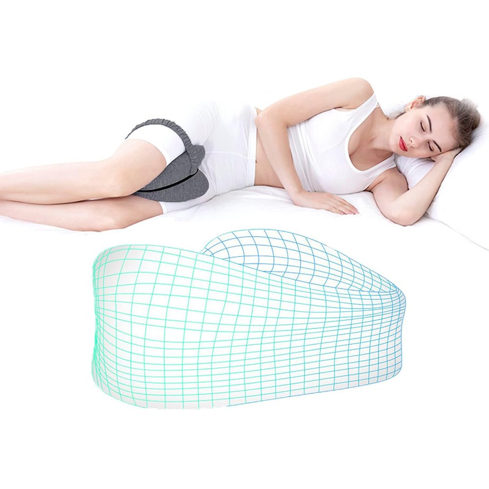 Ortopedisk knäkudde i memory foam för sidosovare | ergonomisk benkudde - bild 2