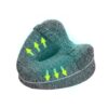 Ortopedisk knäkudde i memory foam för sidosovare | ergonomisk benkudde