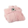 Oversize alien snuggie med luva | mysig filt med ärmar rosa