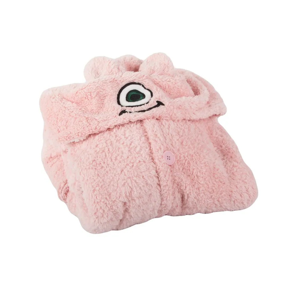 Oversize alien snuggie med luva | mysig filt med ärmar rosa - bild 2