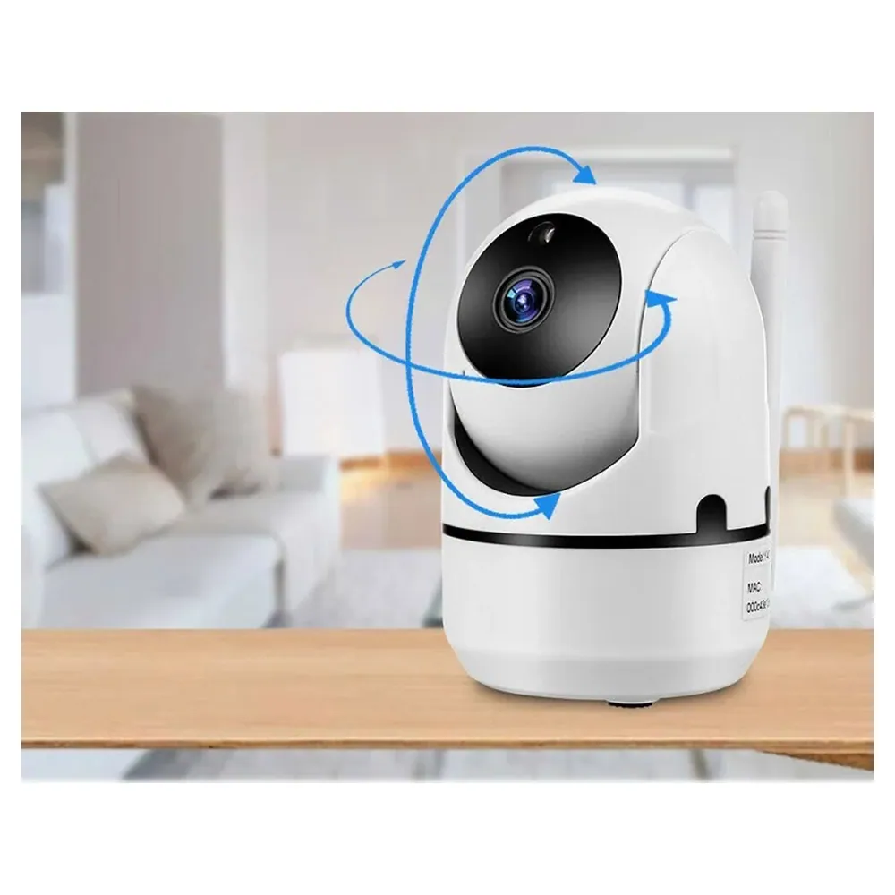 Övervakningskamera wifi inomhus panorerbar hd - bild 4