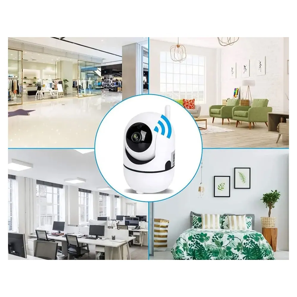 Övervakningskamera wifi inomhus panorerbar hd - bild 7
