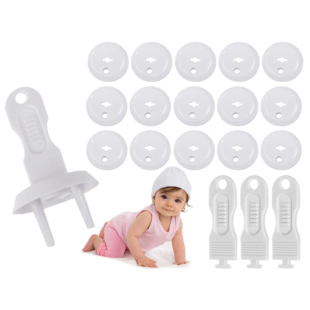 Petskydd eluttag med nyckel 15-pack - bild 5