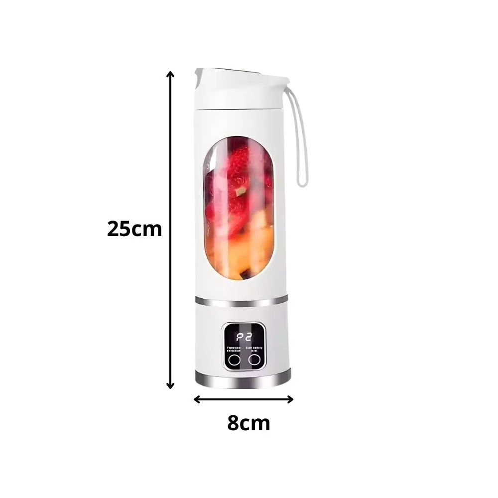 Portabel sladdlös usb-mixer för smoothies - mini blender - bild 8