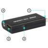 Ps2 till hdmi adapter – audio & video converter för playstation 2