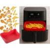 Rektangulär silikoninsats till air fryer 20x14cm, non-stick