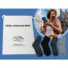 Reseorganiser för strumpor – vattentät förvaringspåse 28x18cm transparent