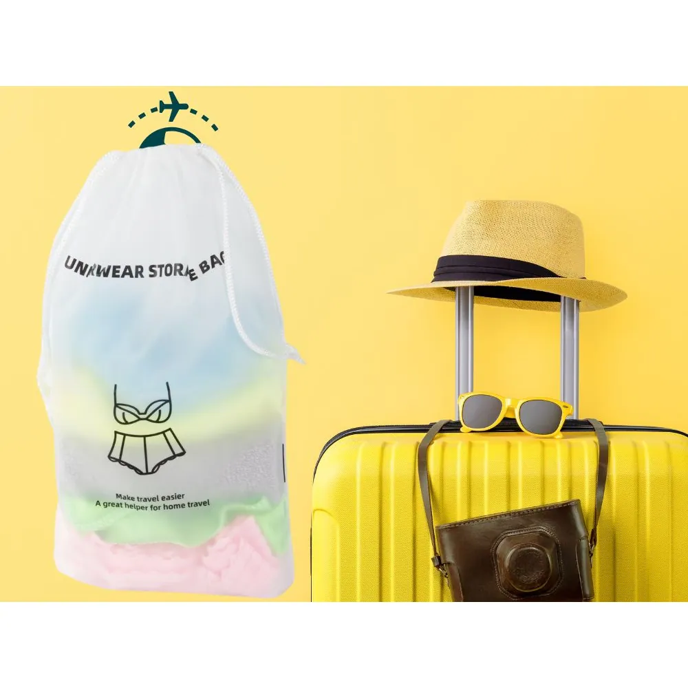Reseorganiser för underkläder – vattentät förvaringspåse 30x20cm transparent - bild 7