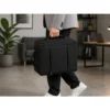 Rymlig kabinväska ryggsäck med usb-port – svart laptopryggsäck för resa
